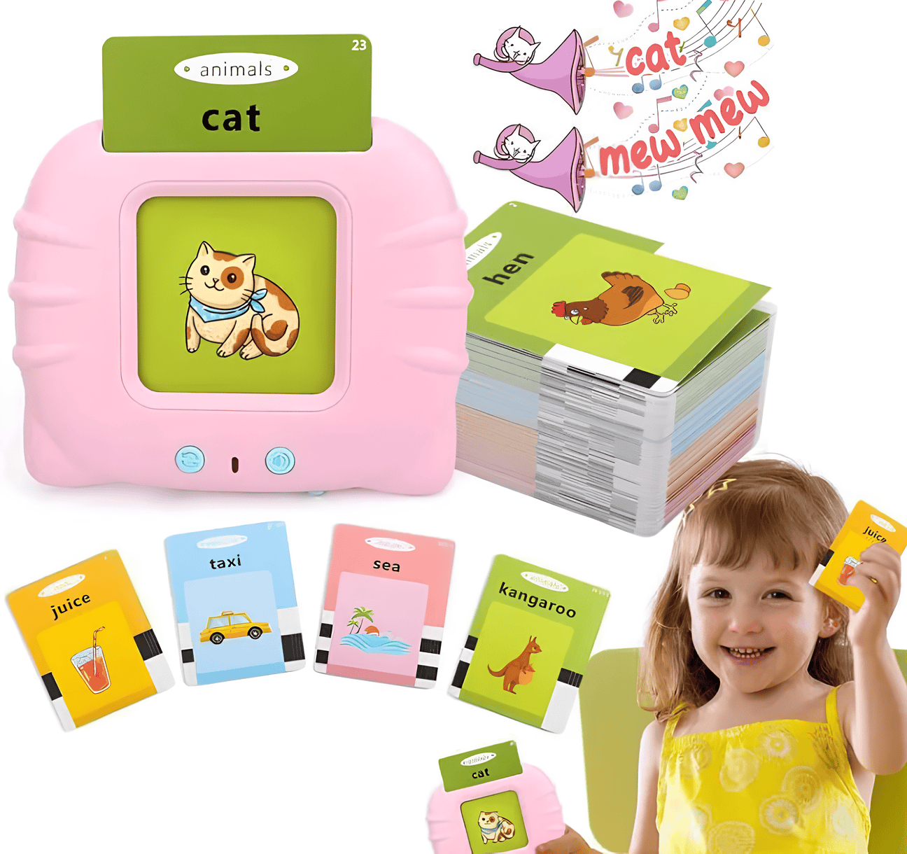Lecteur de Cartes Parlantes - Pour Apprendre en S'amusant