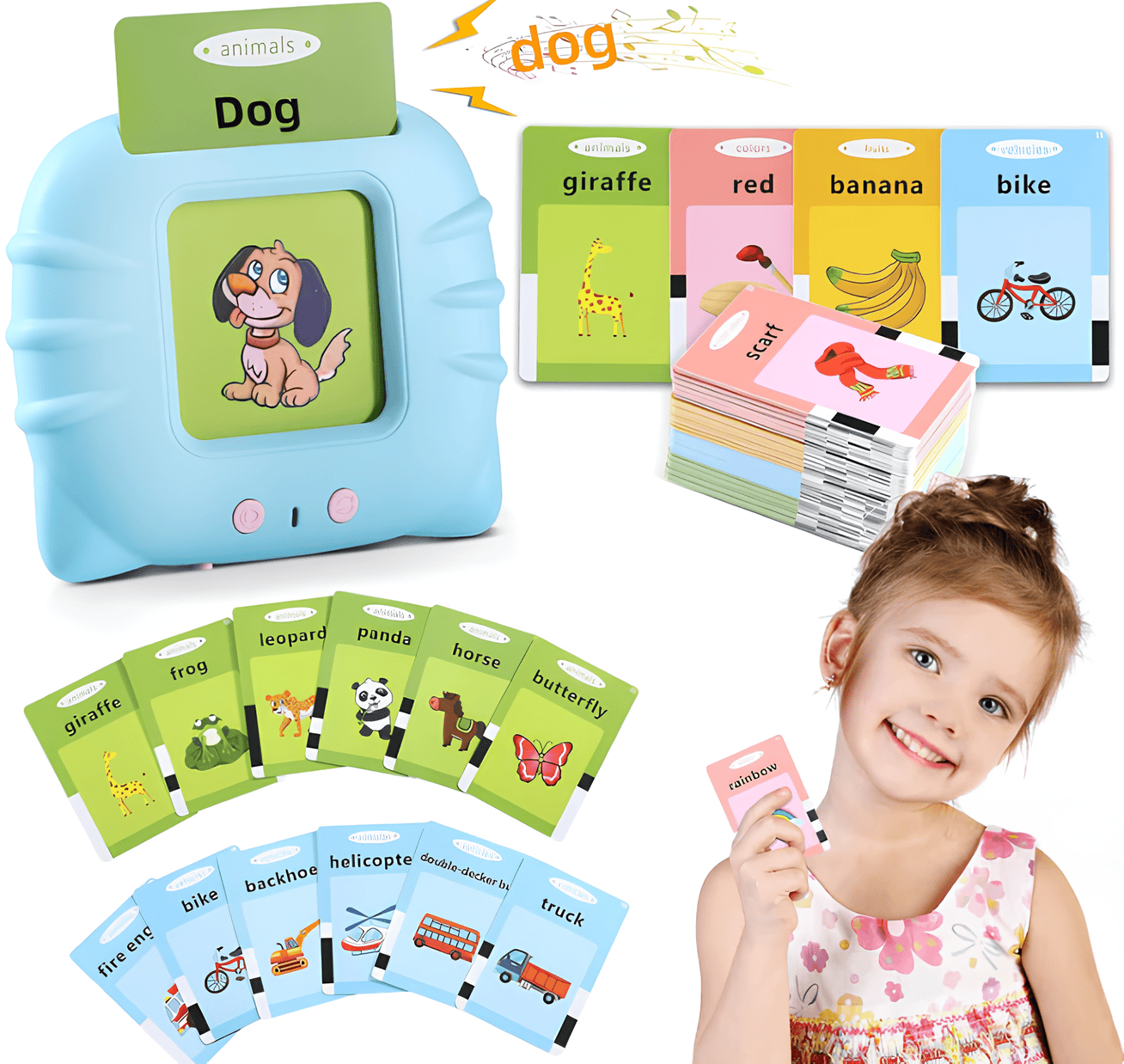 Lecteur de Cartes Parlantes - Pour Apprendre en S'amusant