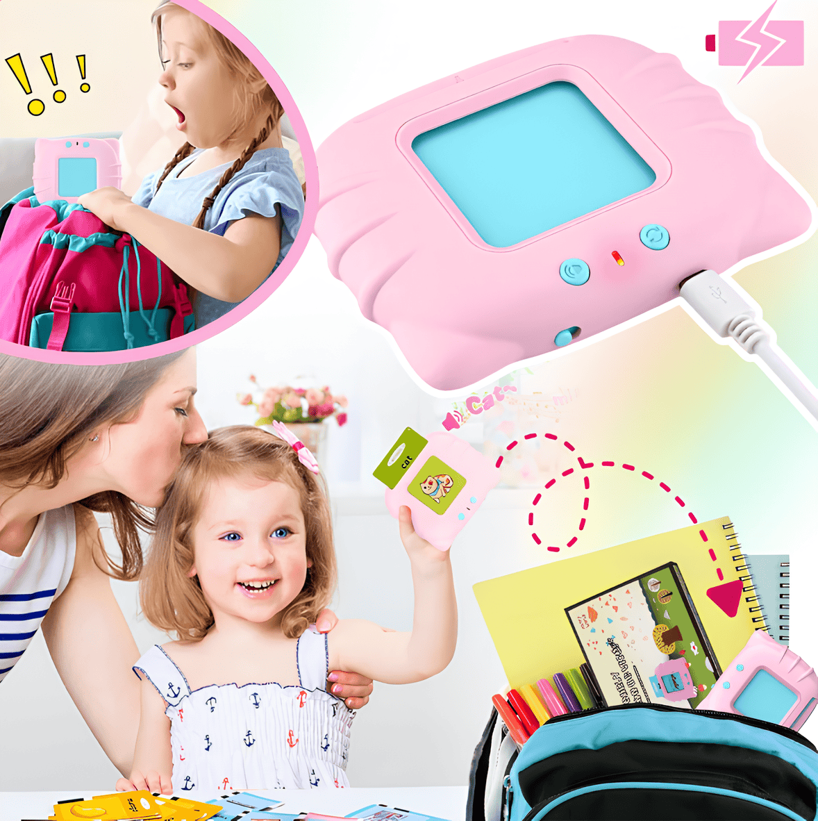 Lecteur de Cartes Parlantes - Pour Apprendre en S'amusant